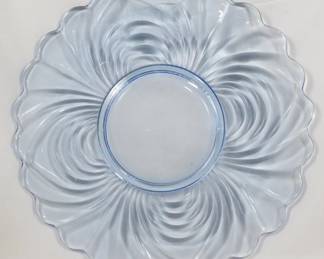 1056 - Cambridge Caprice Blue 16.5" Platter
