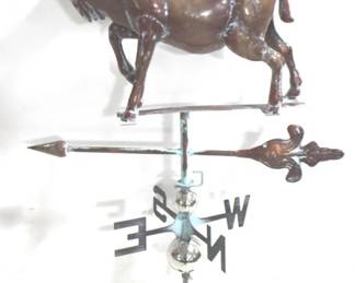 7146 - Copper Moose Weathervane - 42" x 28"
