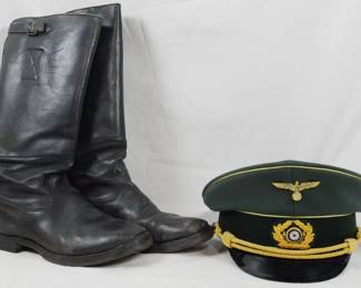 18 - James Mason "The Desert Rats" Hat and Boots Western Costume Co
