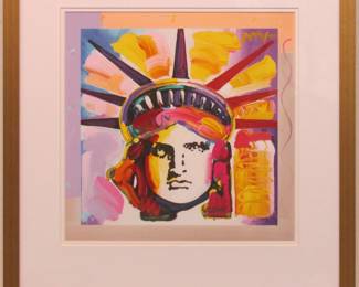 9038 - Ghost Giclee by Peter Max 21.5 X 23.5
