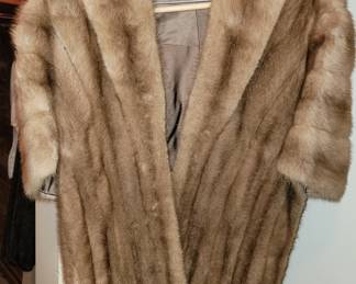 Mink stole wrap