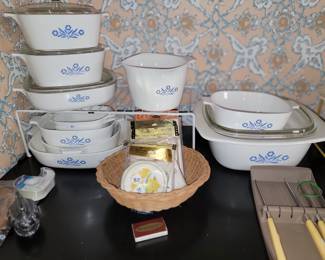 Corning Ware Blue Flower