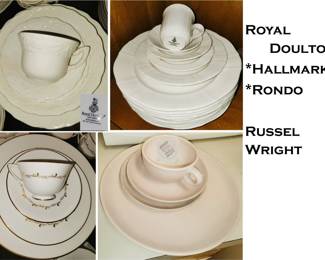 Royal Doulton China Hallmark and Rondo.  Pale Pink Russell Wright