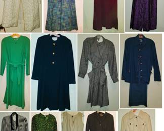 Vintage Dresses and coats. 1940s to 1970s