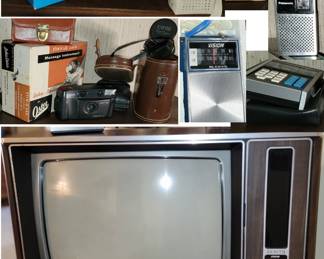 Vintage TVs and radios