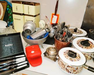 flatware, knives and basics