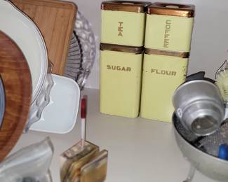 Canister set and kitchen basics