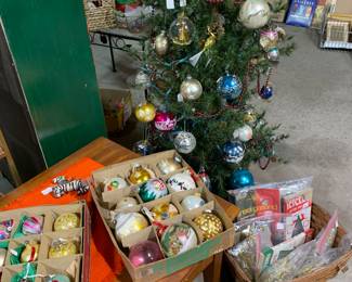 Christmas items.