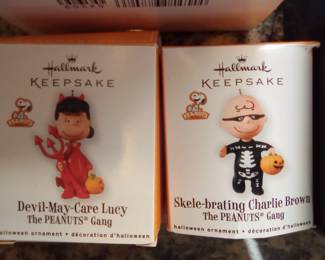 PEANUTS Hallmark Keepsake ornaments.