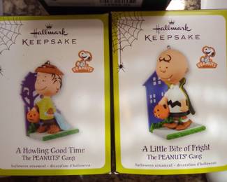 PEANUTS Hallmark Keepsake ornaments.