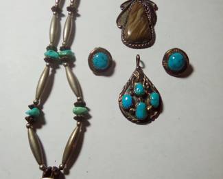 Navajo / Zuni sterling jewelry