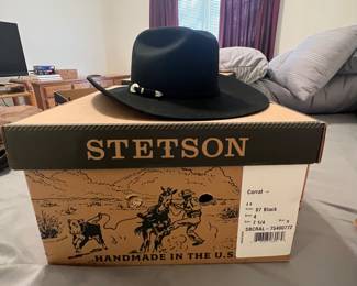 Black Stetson Hat- New in Box- $75