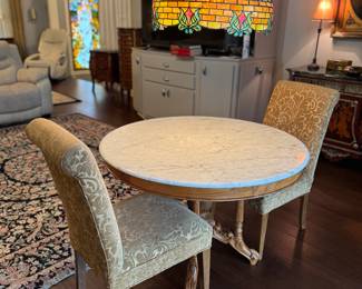 Antique Italian Marble Table $1,000