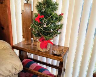 Side table with light 