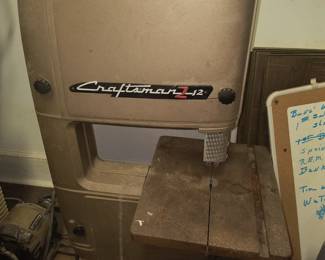 Vintage Craftsman band saw