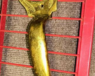 Brass door handle 