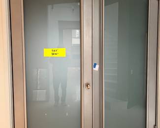 Heavy Duty Frosted Glass Doors