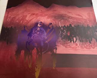 VELOY VIGIL SIGNED PRINT 