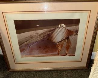 VELOY VIRGIL SIGNED PRINT 
