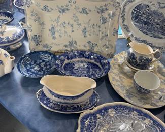 BLUE AND WHITE CHINA 