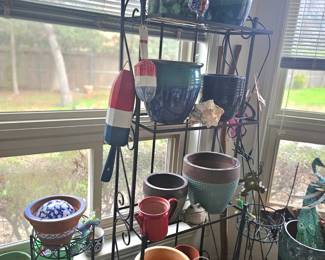 pots and yard items