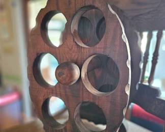 Retro wine rack