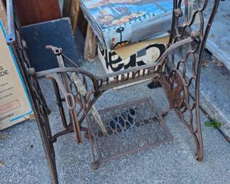 Vintage sewing stand base