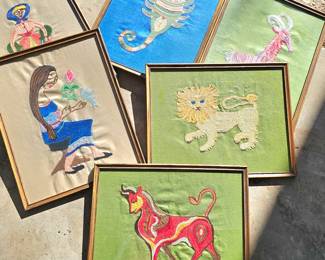 Unique embroidered art, Eastern heritage 