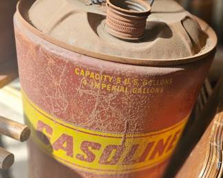 vintage gasoline can