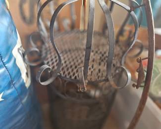 large metal bird cage