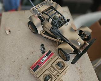 GI Joe car and controller, sold as is