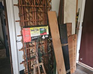 lots of yard supplies 