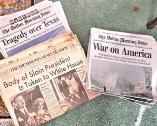 Vintage newspapers 