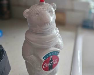 Plastic Coca Cola bear