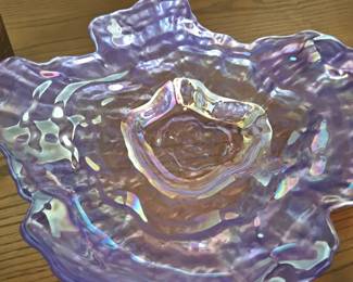 fabulous large iridescent bowl