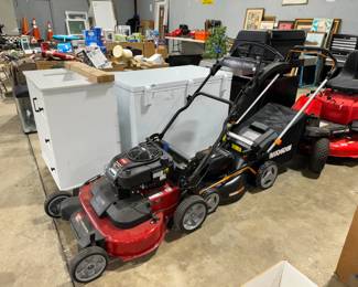 Lawn Mowers Chest Freezers and Vanity's Orlando Estate Auction