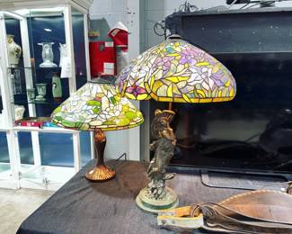 Tiffany style Lamps Orlando Estate Auction