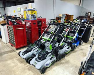 Lawn Mowers, Tool Chests and Chain Saws Orlando Estate Auction