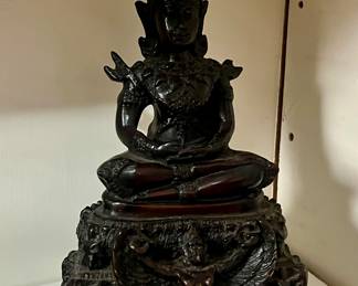 Bronze temple goddess