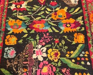 Antique Romanian runner in fabulous condition circa 1900