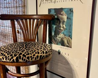 Art Deco bentwood stool