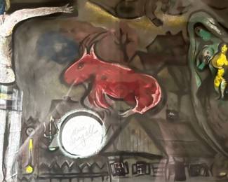 Signed Chagall  … Rare with paperwork.