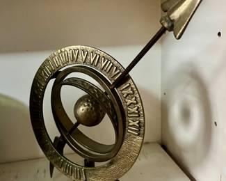 Brass armillary 