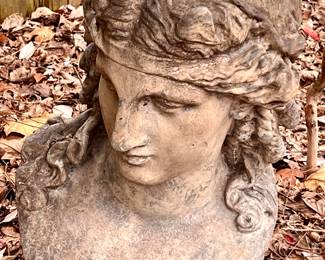 Very large bust in concrete