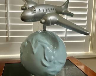 Art Deco airplane sculpture!