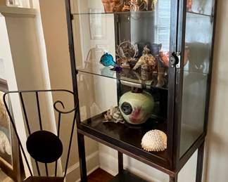 Antique metal dentistry cabinet