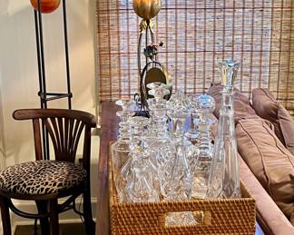 Antique reclaimed wood console 