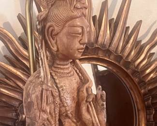 Terra cotta geisha lamp