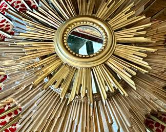 Large collection of MCM starburst mirrors and clocks!