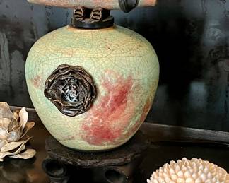 Old Japanese wishing jar